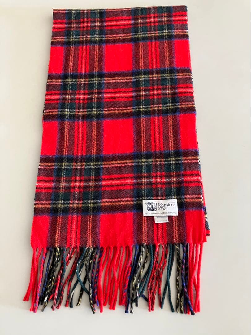 Johnstons of Elgin 100%カシミヤ マフラー