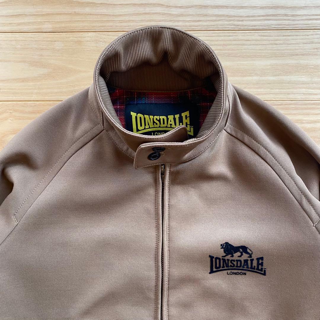 LONSDALE ロンズデール ハリントンジャケット ブルゾン L ベージュ