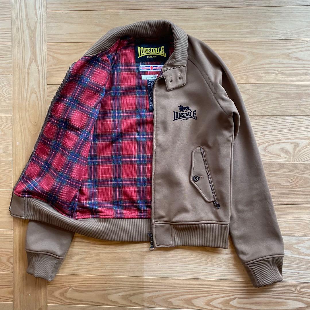 LONSDALE ロンズデール ハリントンジャケット ブルゾン L ベージュ