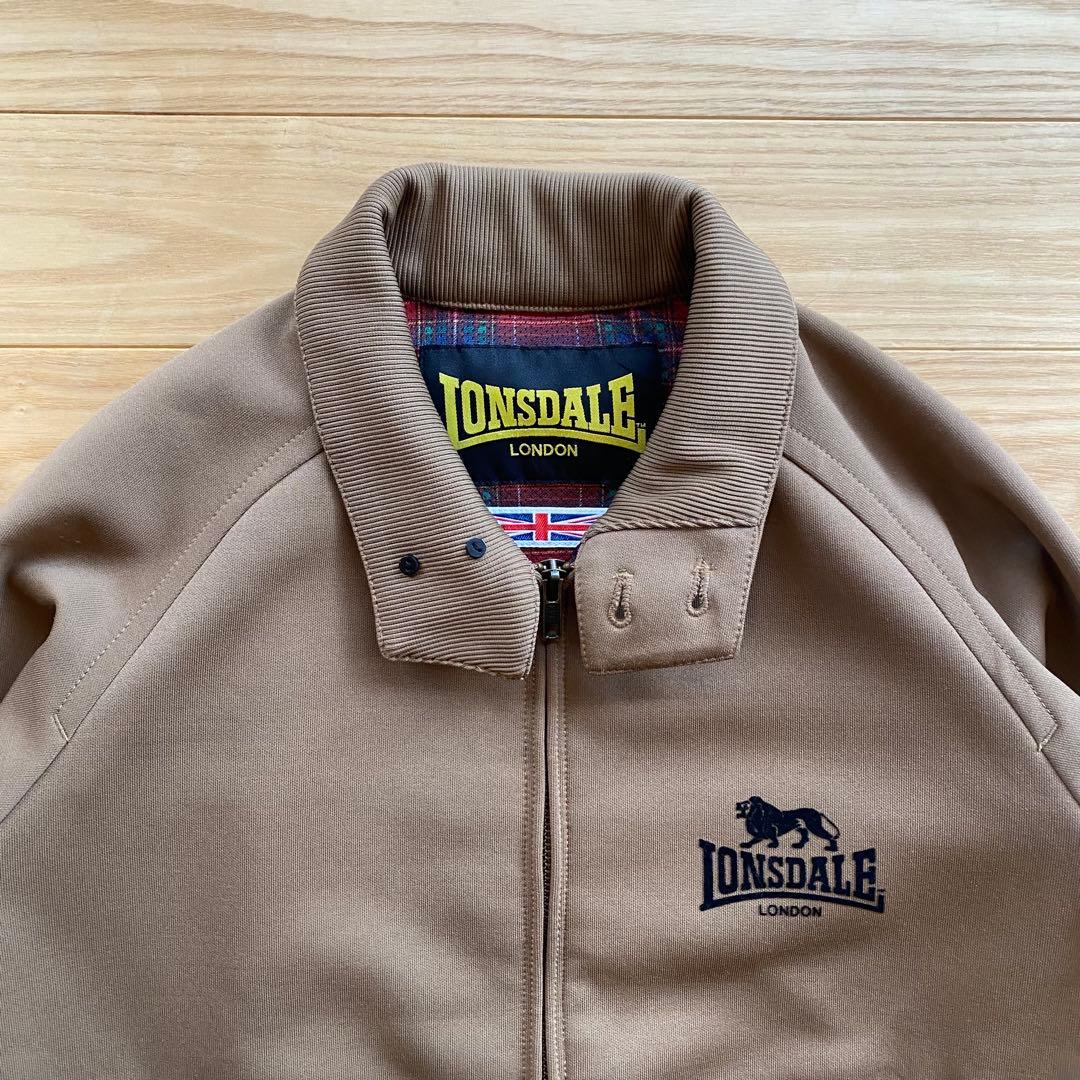 LONSDALE ロンズデール ハリントンジャケット ブルゾン L ベージュ