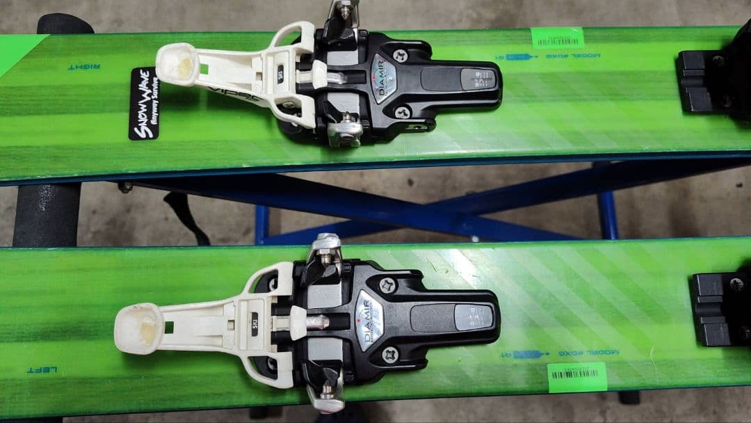 エラン　バックカントリー用　スキー板　緑