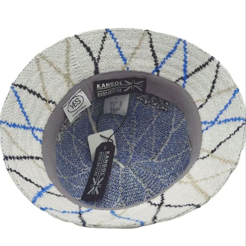 KANEDA×KANGOLPlaid Bermuda Casual ハット　白