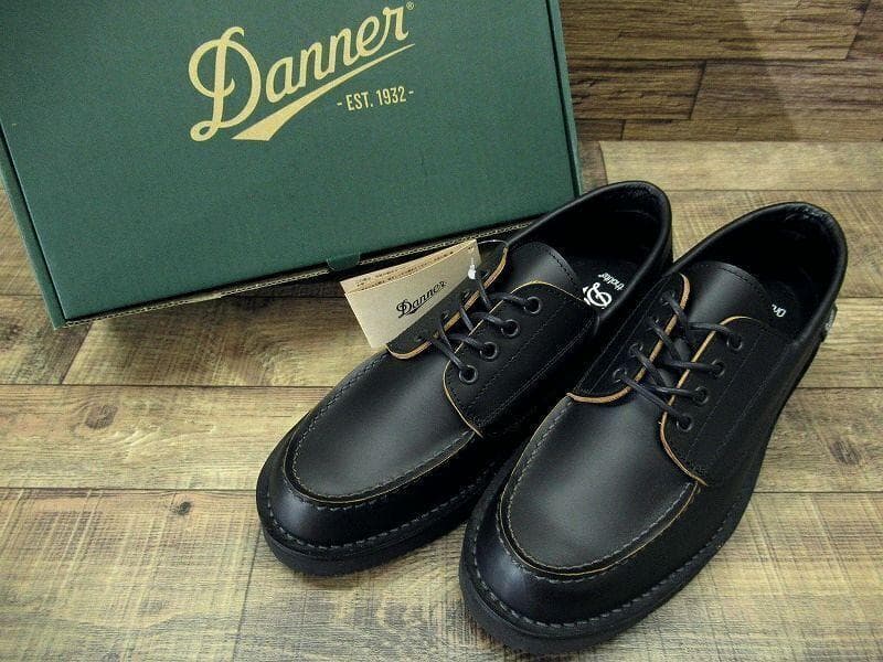 専用　ダナー ブローガン 茶芯 モカシン レザー シューズ 黒 26.5 ①