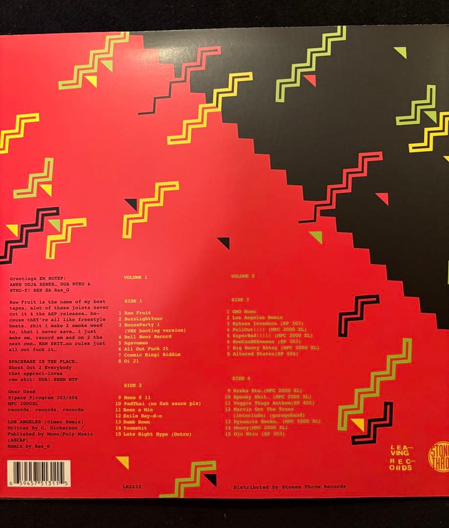 洋楽 Ras G Raw Fruit Vol. 1 & 2