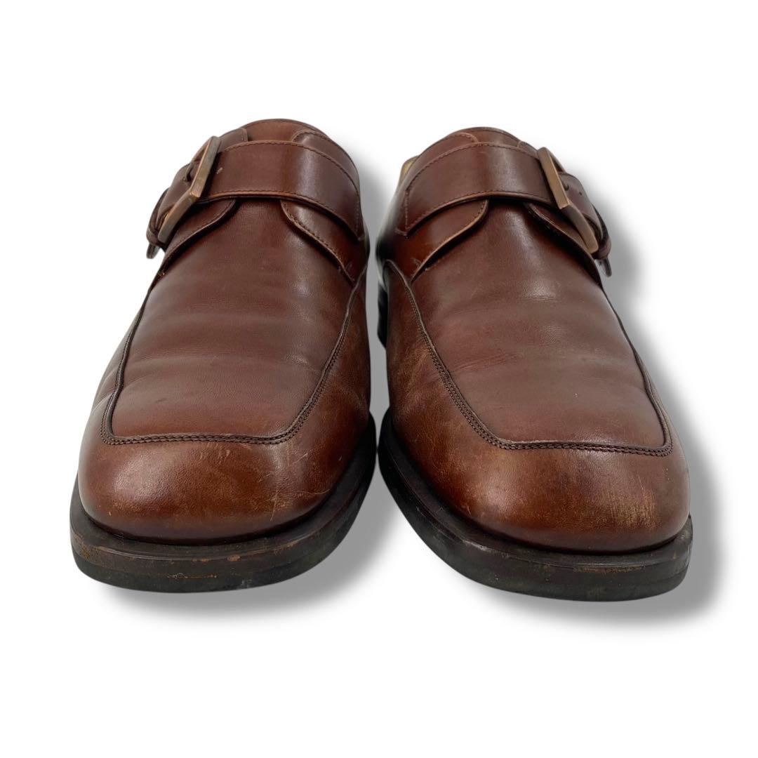 靴 y2k Ferraga square-toe leather loafers