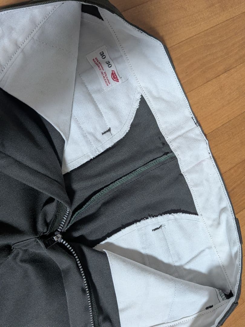 Dickies 70s アルミTALON チビタグ USA製 オリーブグリーン