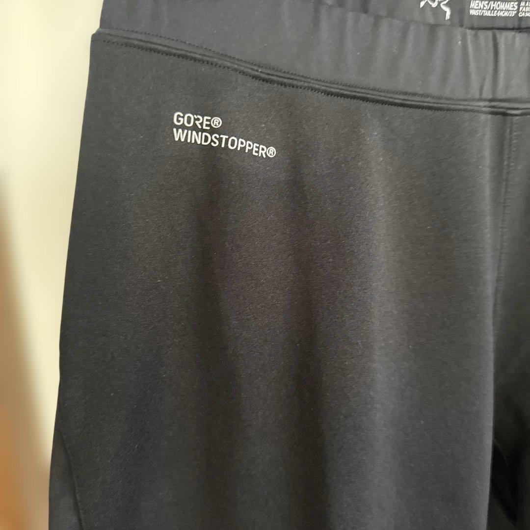アークテリクス　GORE WINDSTOPPER ブラック ボトムス Mサイズ