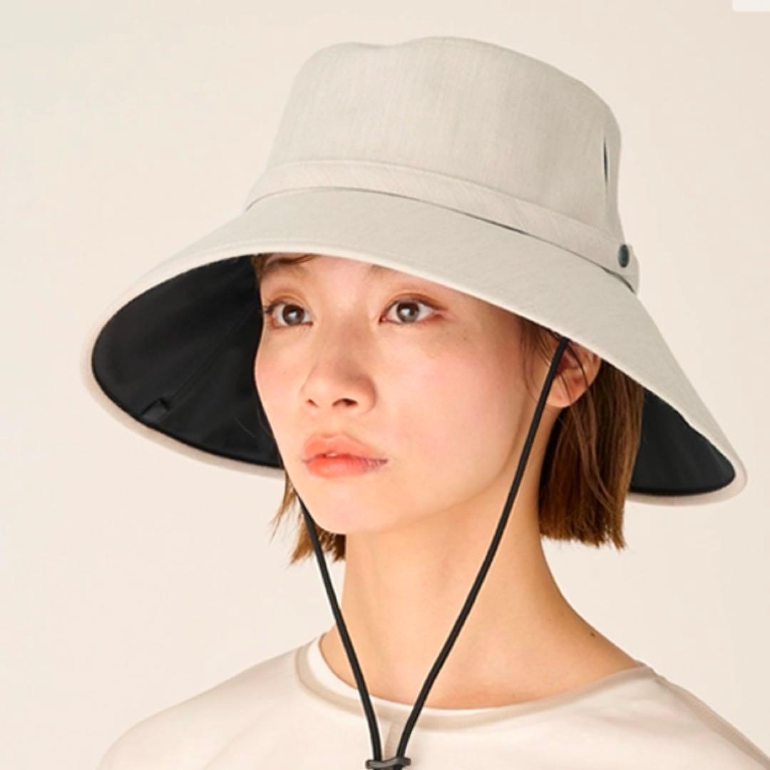 サンバリア100 ウィンドハット L アイボリー　SUN BARRIER100