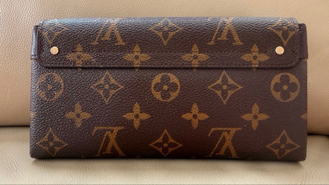 ヴィトン 長財布 ポルトフォイユ エリゼ パープル