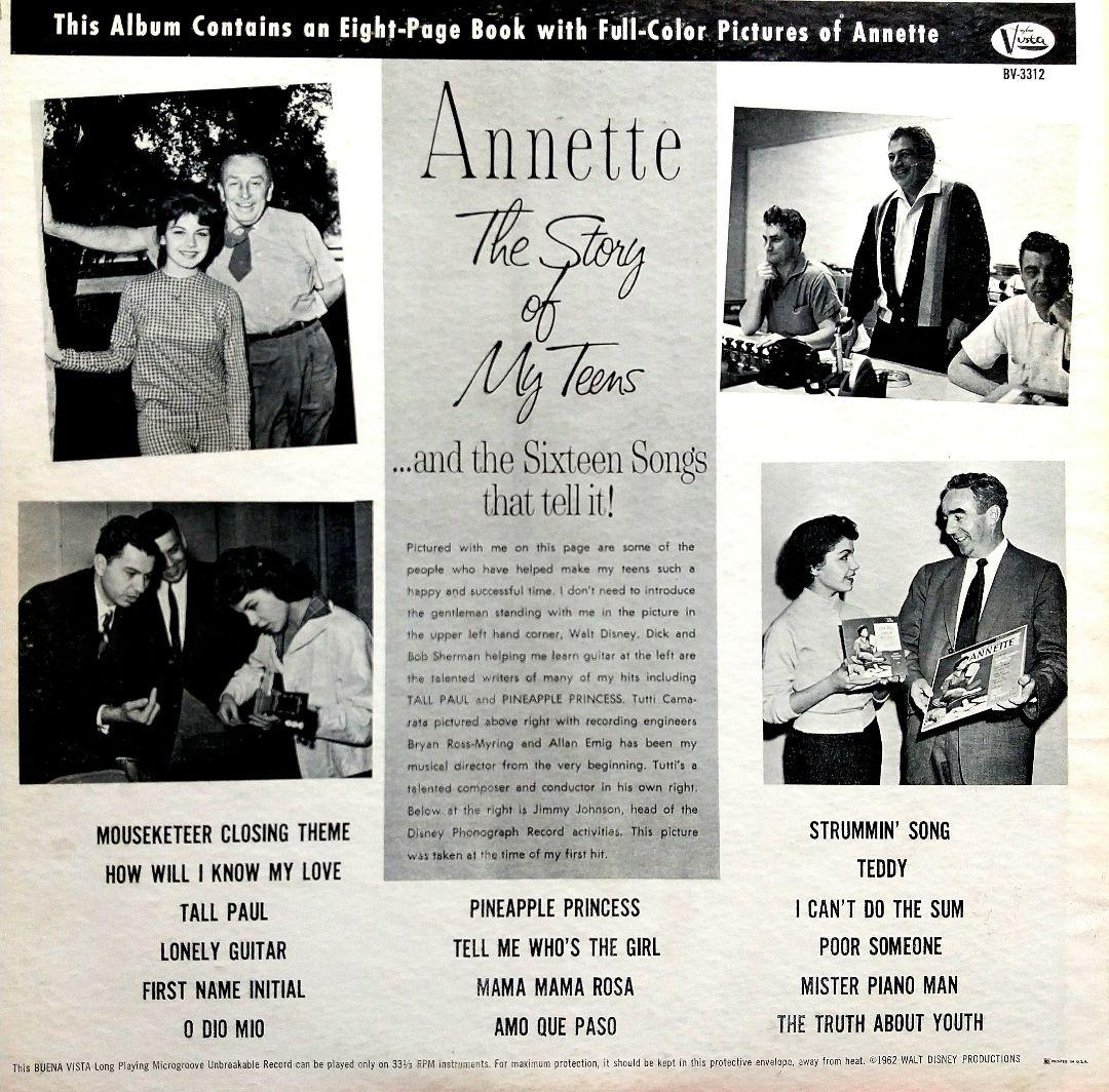 洋楽 Annette The Story of My Teens