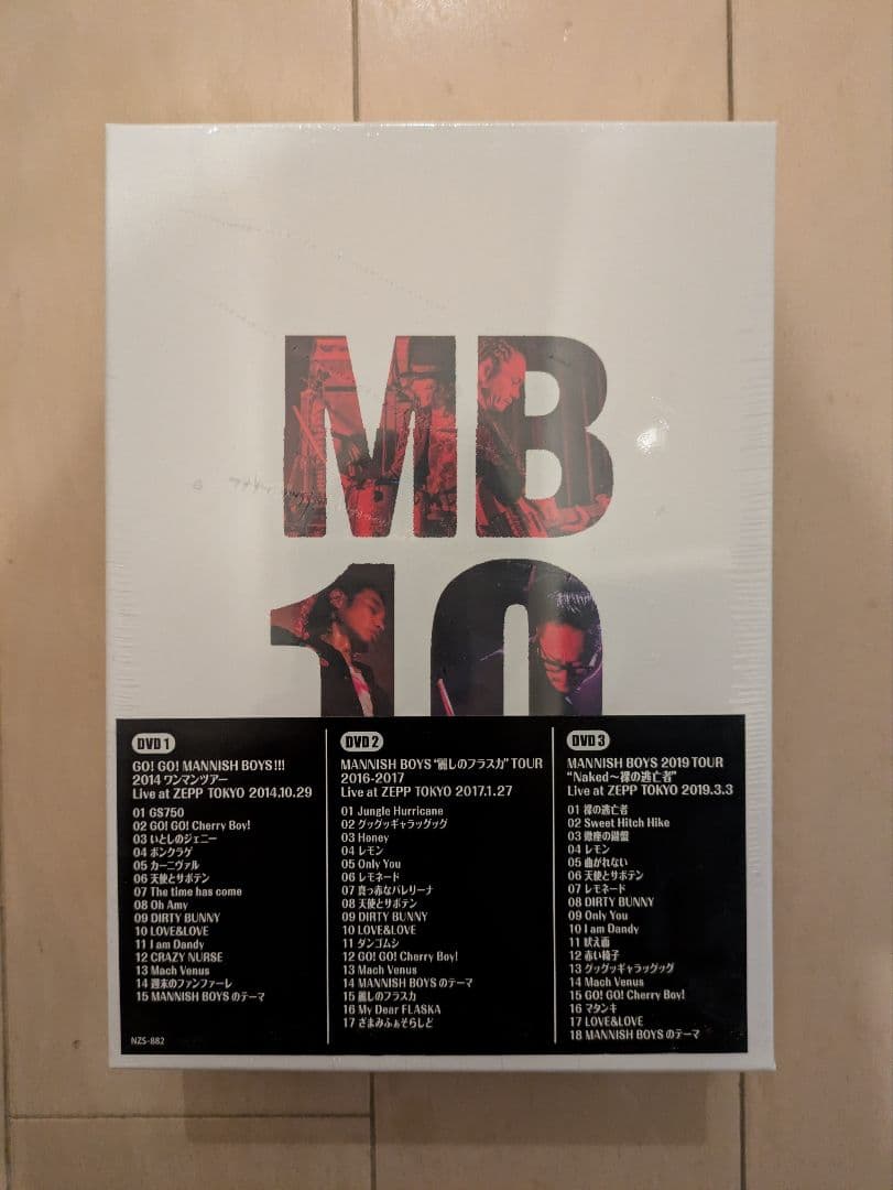 新品未開封 MANNISH BOYS LIVE BOX 斉藤和義×中村達也