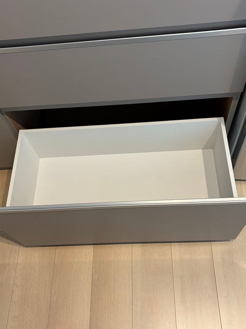 美品✨ キッチンカウンター 食器棚　キッチン収納　グレージュ　120cm 送料込