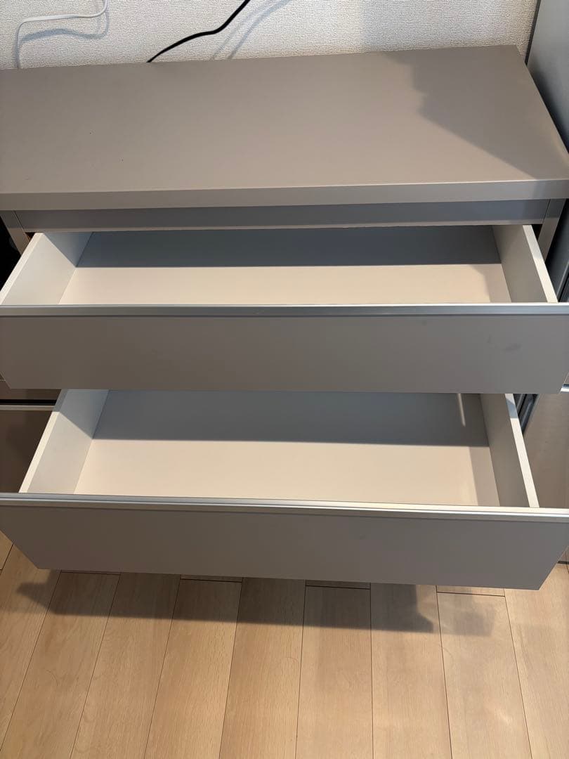 美品✨ キッチンカウンター 食器棚　キッチン収納　グレージュ　120cm 送料込