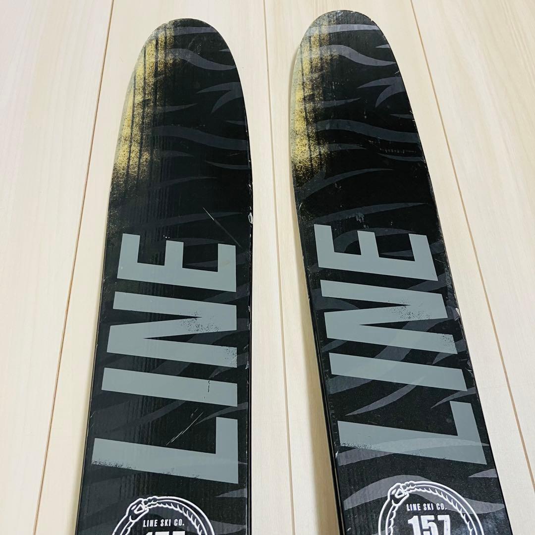 LINE タイガースネーク 157cm スキー板 ビィンディング付き