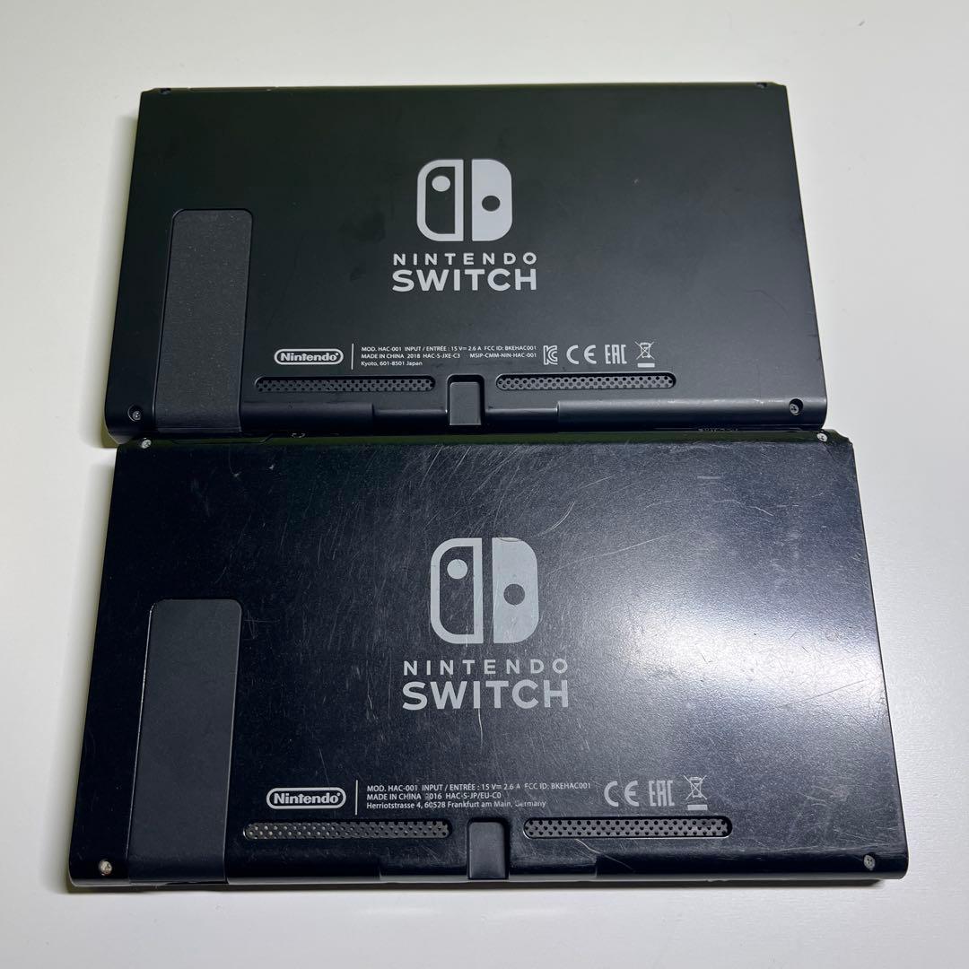 switch本体 訳あり ニンテンドースイッチ2台まとめ