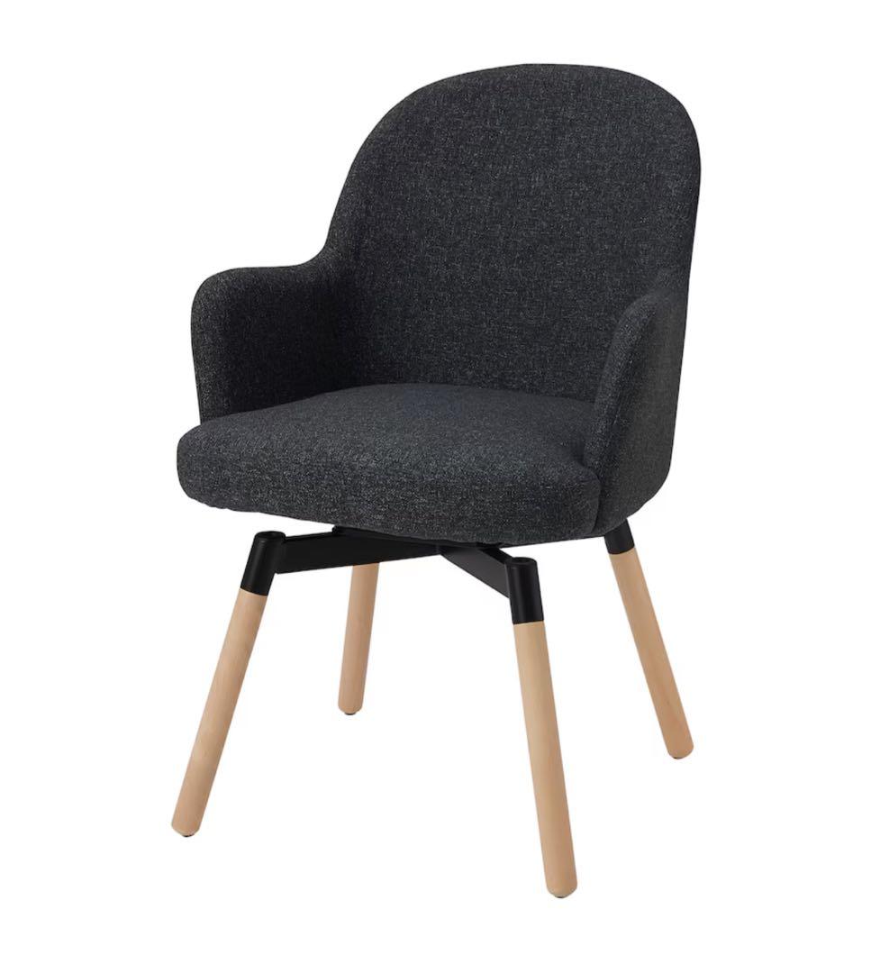 JANOLOF ヤンオロフ回転パーソナルチェア ダークグレー