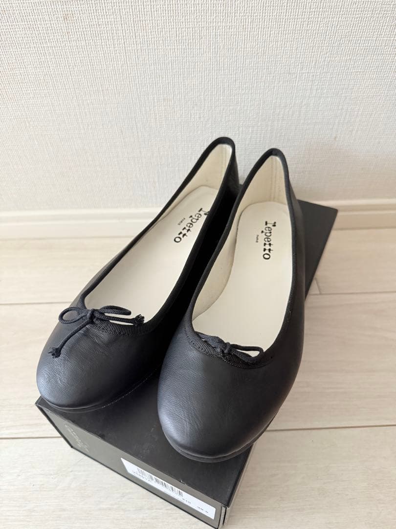 Repetto V086VA 黒 フラットシューズ 39.5