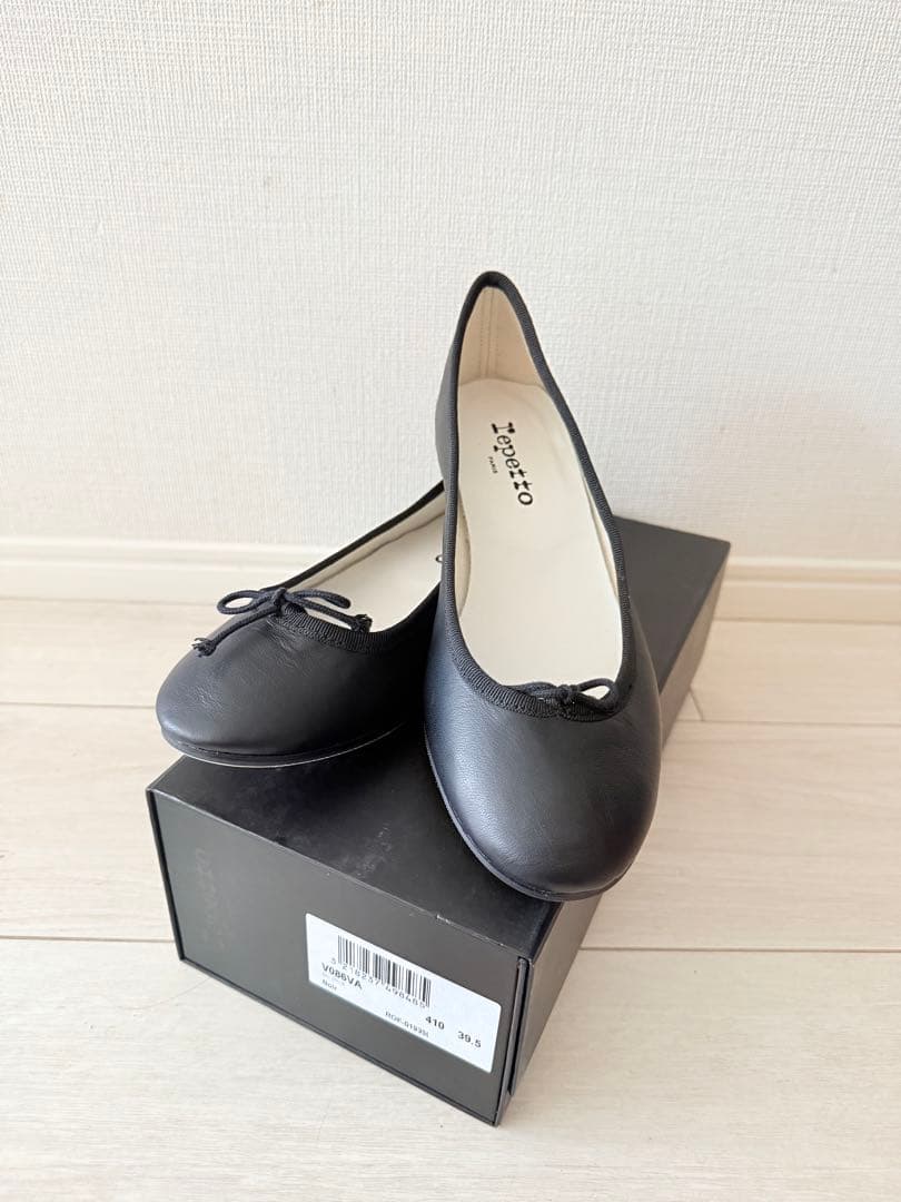 Repetto V086VA 黒 フラットシューズ 39.5