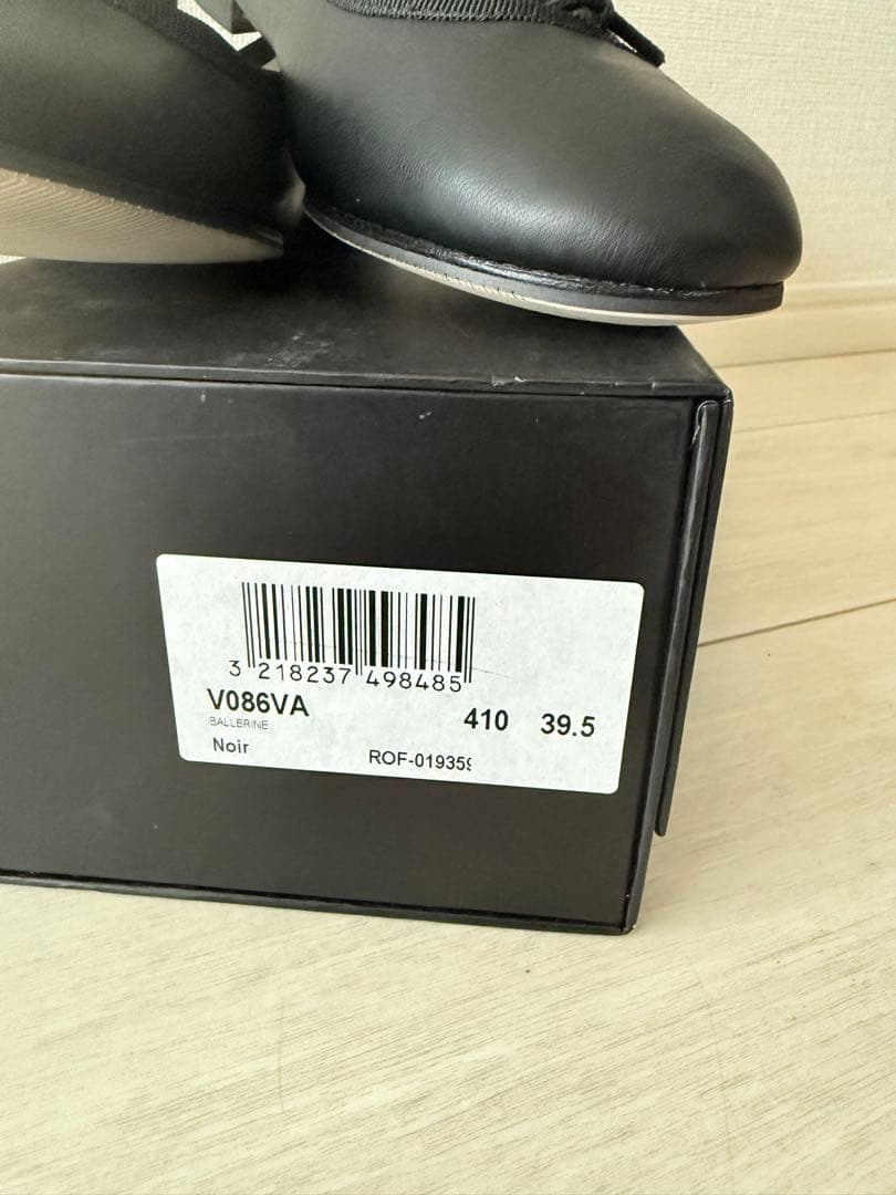 Repetto V086VA 黒 フラットシューズ 39.5