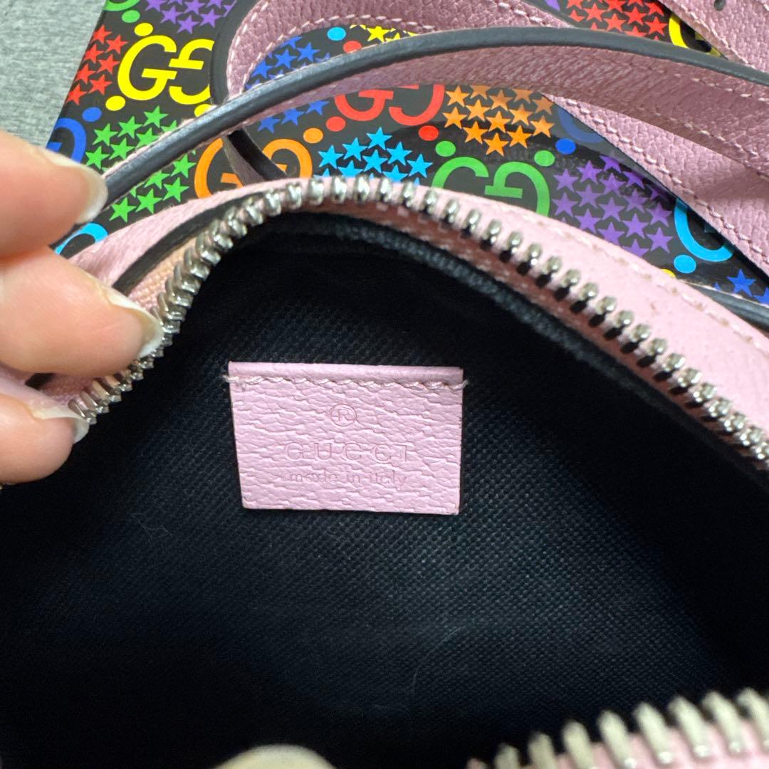 GUCCI グッチ GG サイケデリック マルチカラー ショルダー バッグ