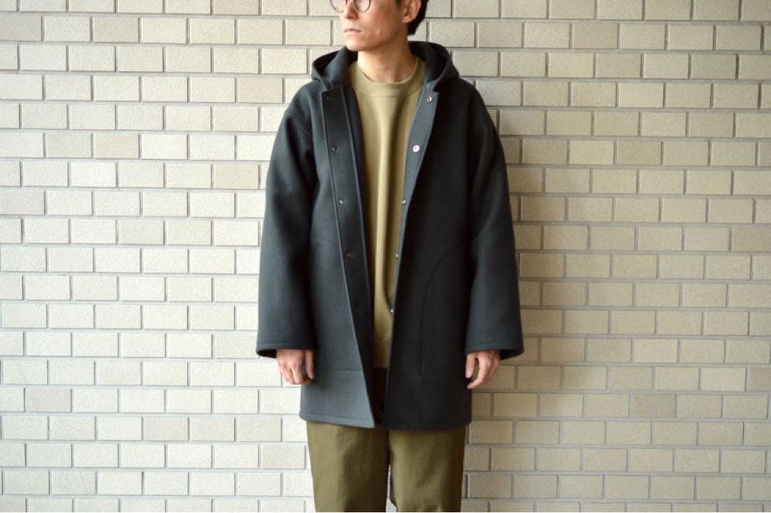 ジャケット・アウター auralee HEAVYMELTONHOODEDCOAT