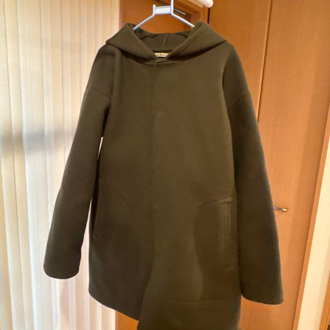 ジャケット・アウター auralee HEAVYMELTONHOODEDCOAT