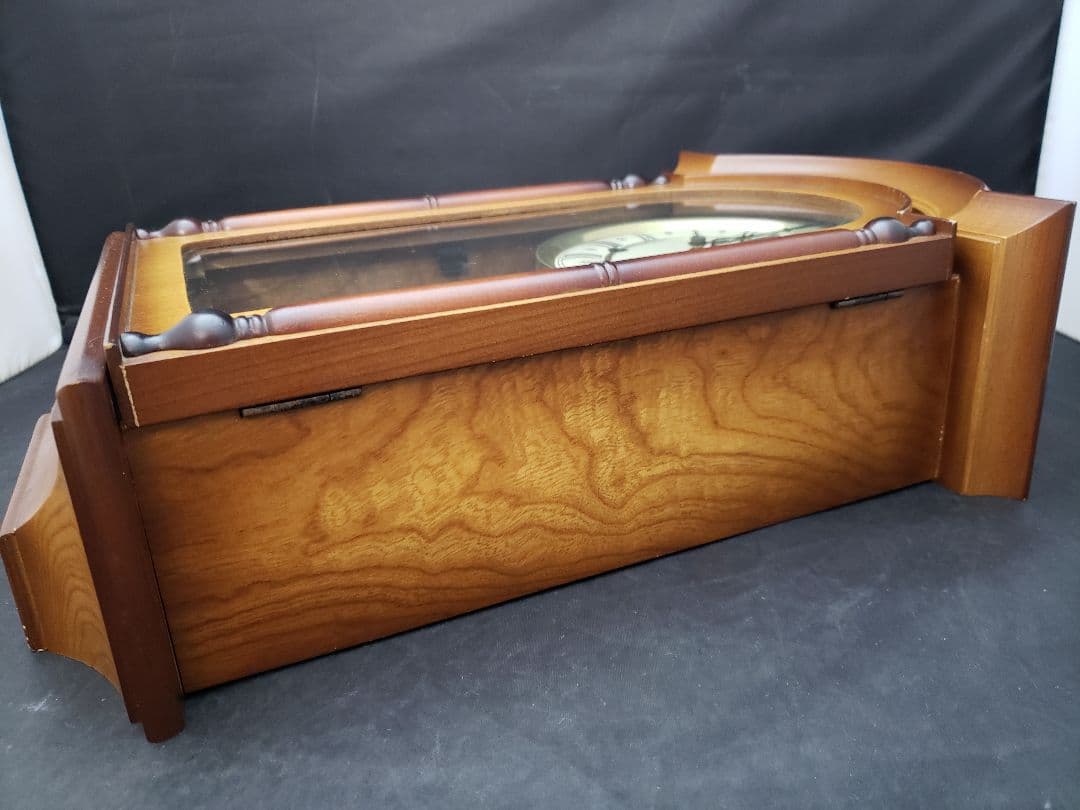 昭和レトロ　愛知時計　アイチ時計　ゼンマイ　振り子時計　掛時計