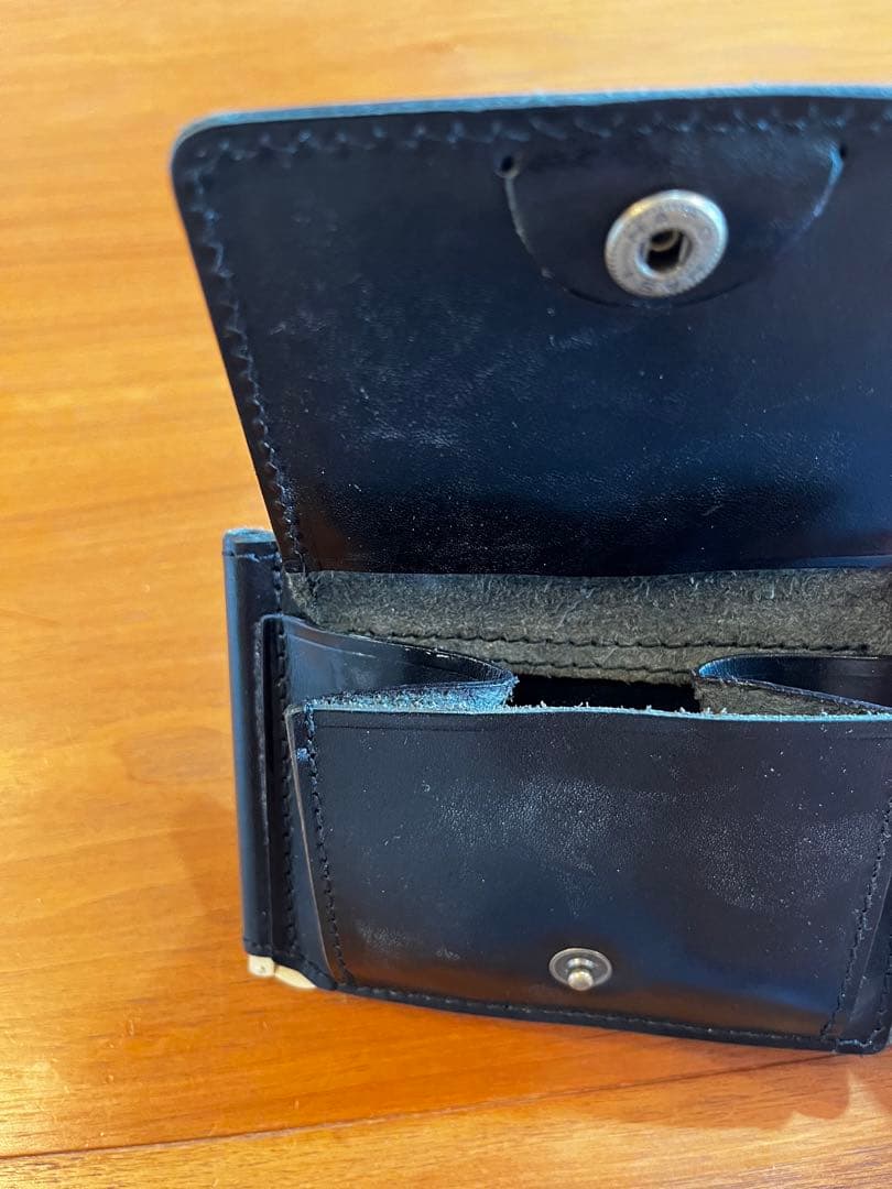 値下げ！ ローター　マネークリップ　ルガートレザー