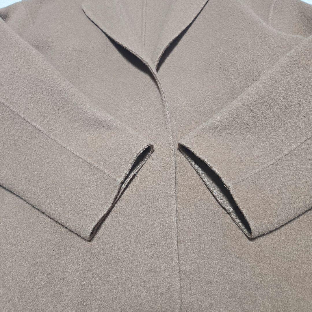 ソージュ　ウールリバーコート　キャメル