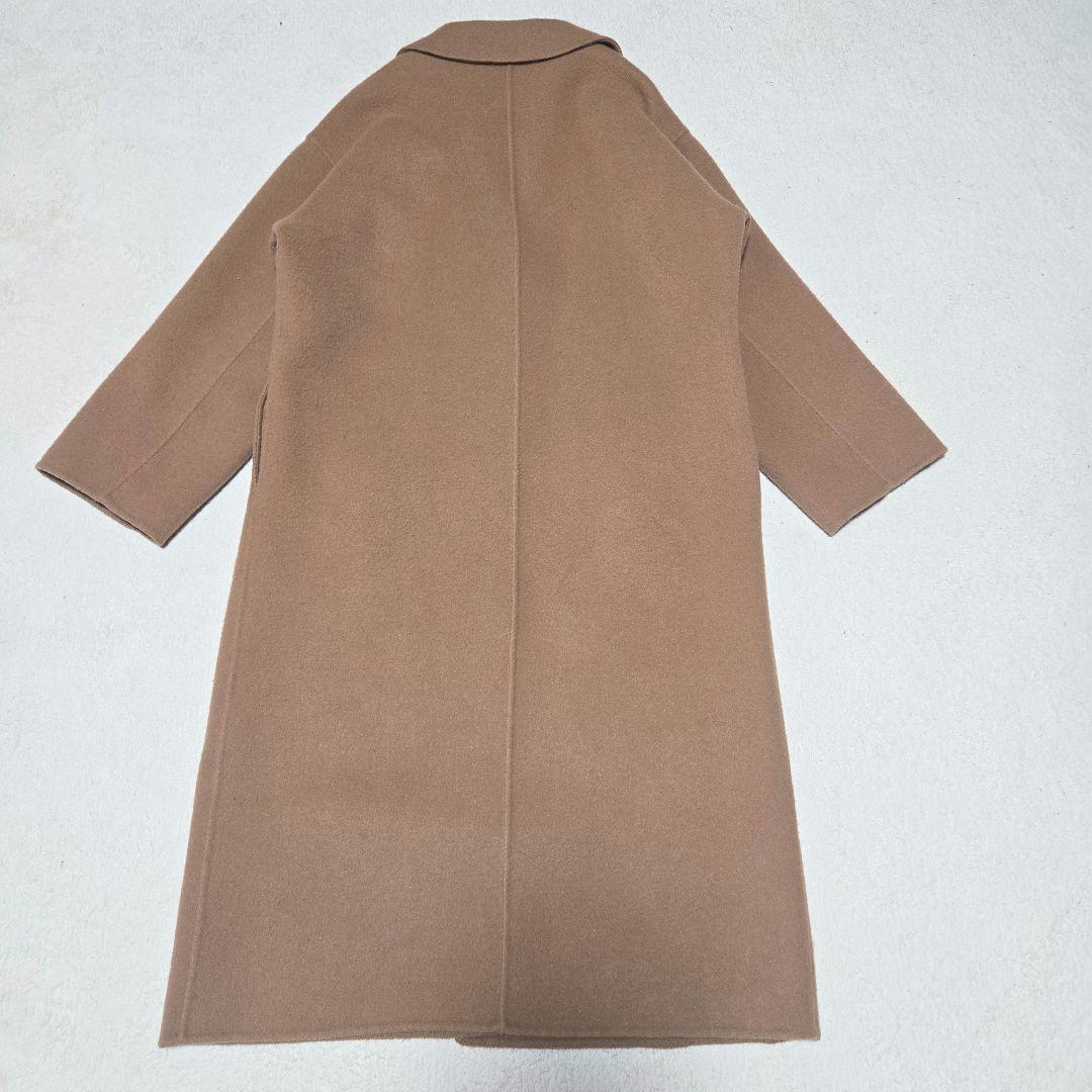 ソージュ　ウールリバーコート　キャメル