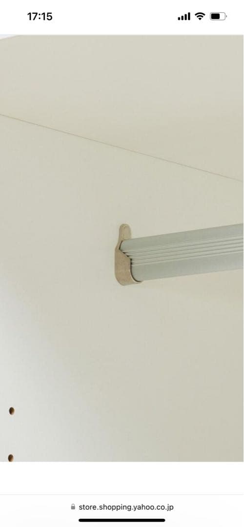 ニトリワードローブポルテ80ホワイトミラー付