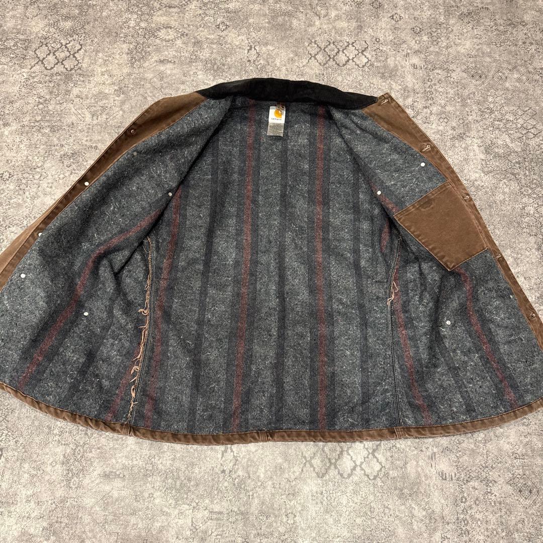 美品USA製 Carhartt ミシガンチョアコートOVY着◎