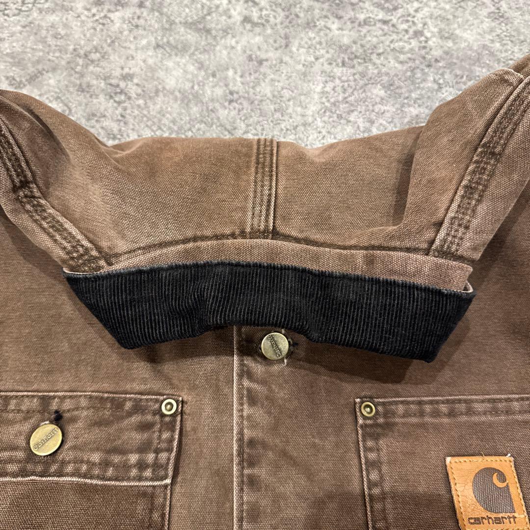 美品USA製 Carhartt ミシガンチョアコートOVY着◎