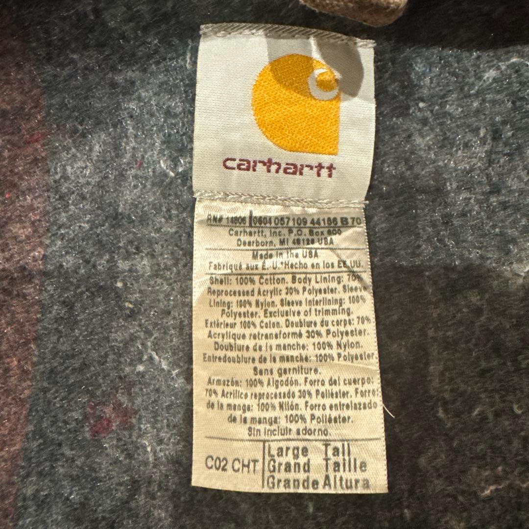 美品USA製 Carhartt ミシガンチョアコートOVY着◎
