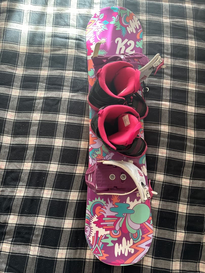 K2 Lil Kat スノーボード　3点セット板100センチくつ20センチ