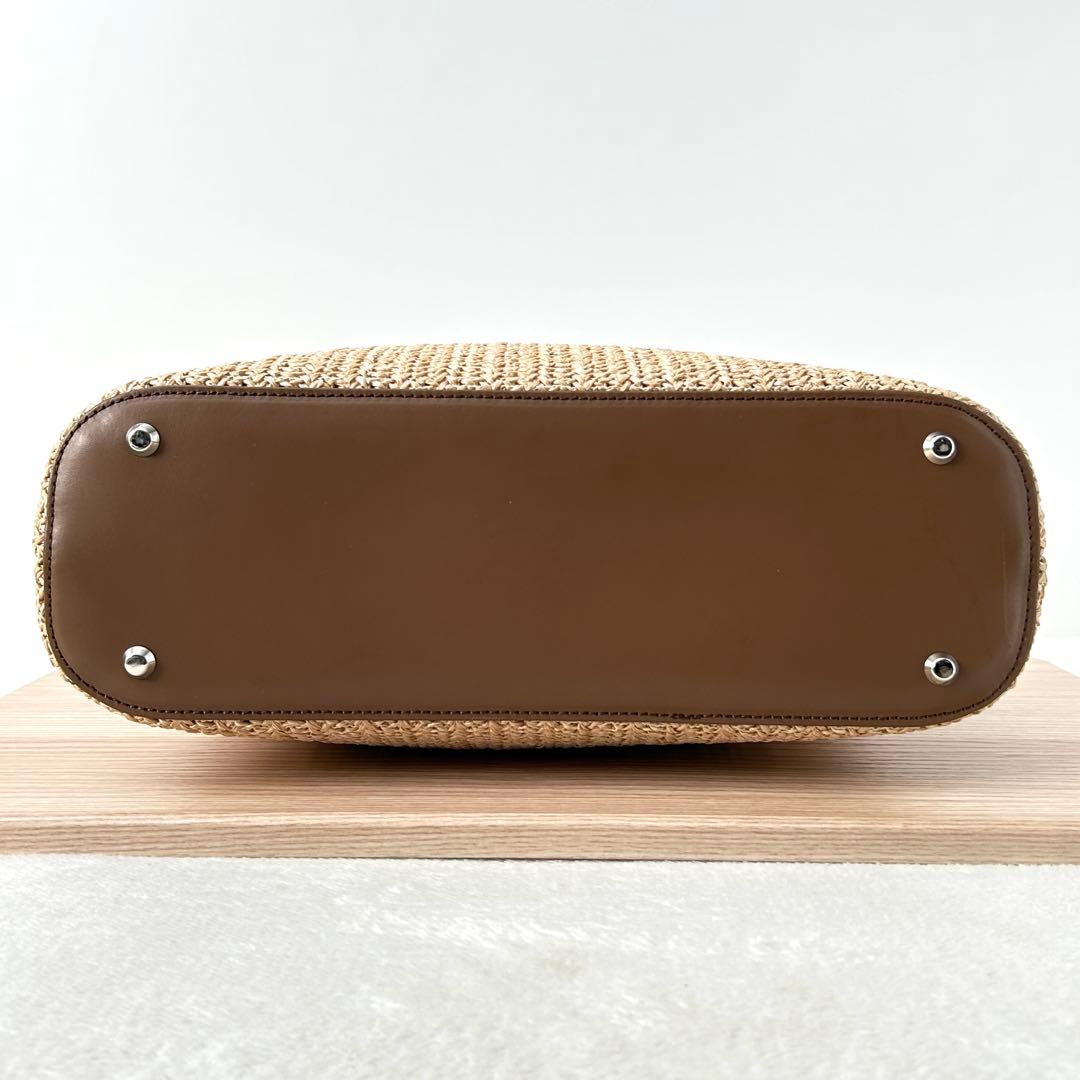 【極美品✨️】傅濱野 デンハマノ nature baskettie トートバッグ