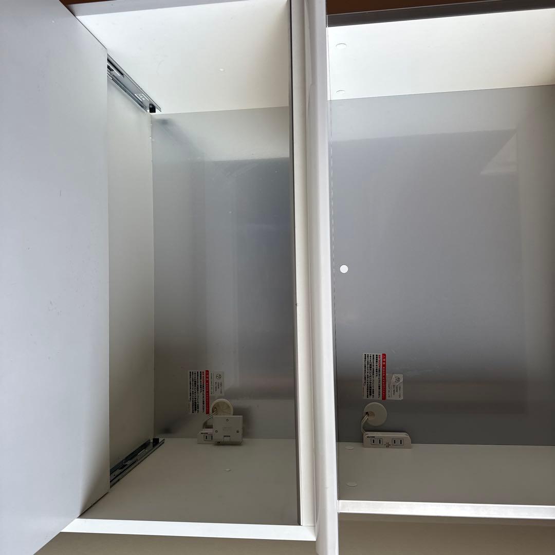 ホワイト 収納キャビネット