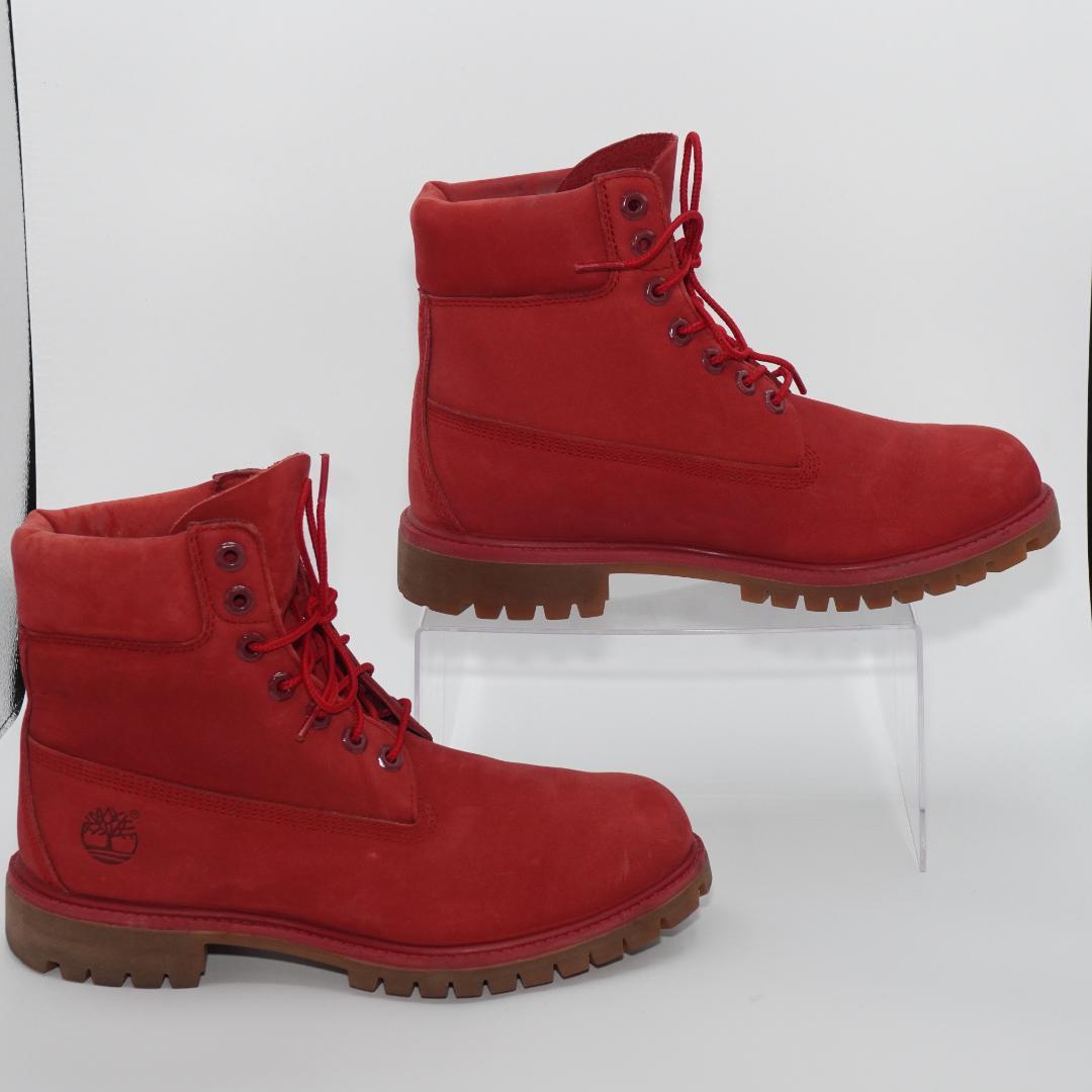 1907　ティンバーランド　26.5　6インチプレミアムブーツ　A1149　赤