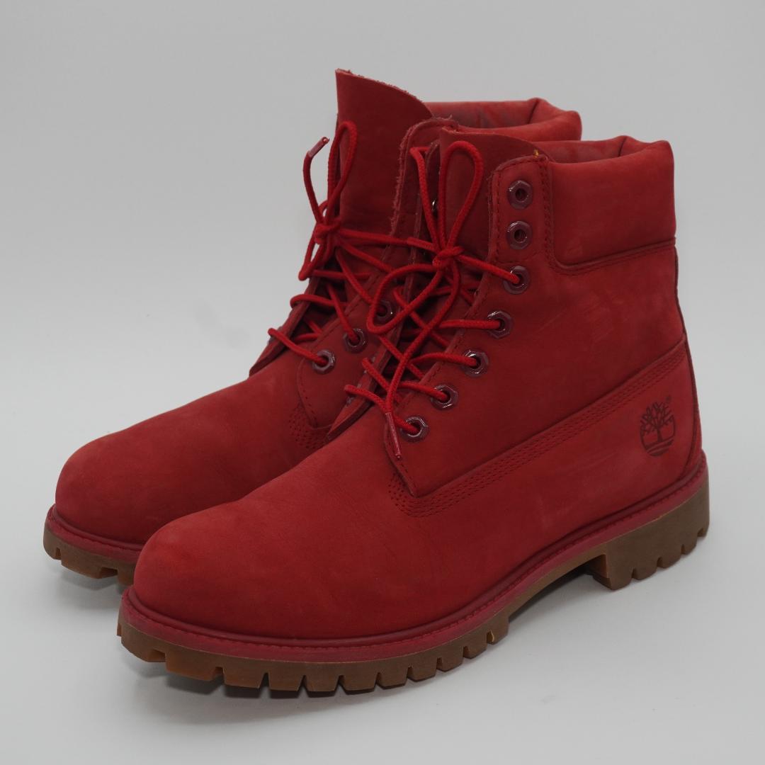 1907　ティンバーランド　26.5　6インチプレミアムブーツ　A1149　赤