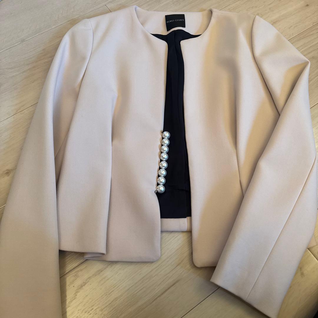 ヨーコチャン パールジャケット　ピンク38