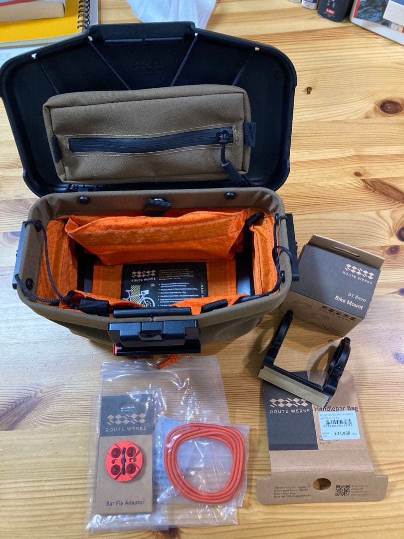 ROUTE WERKS THE HANDLEBAR BAG コヨーテ