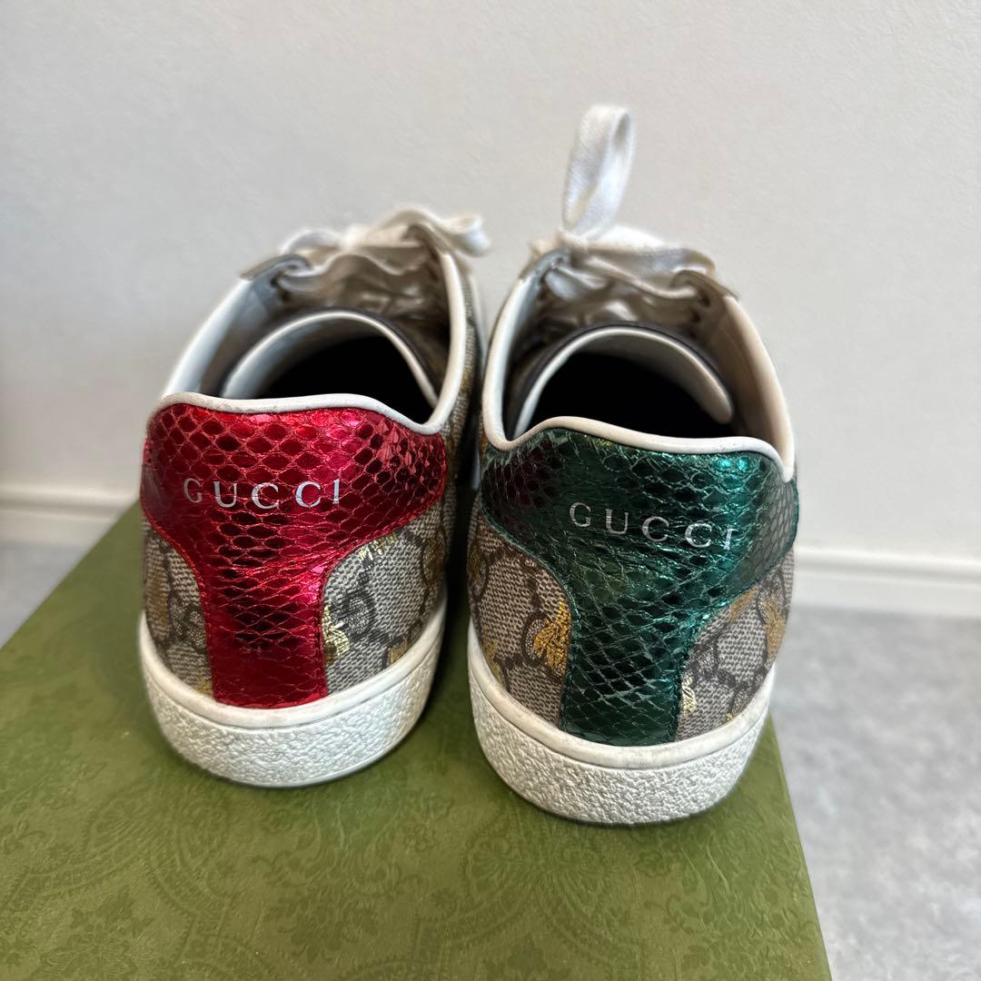 グッチ スニーカー シェリーライン ビー 蜂 GGスプリーム 23.5