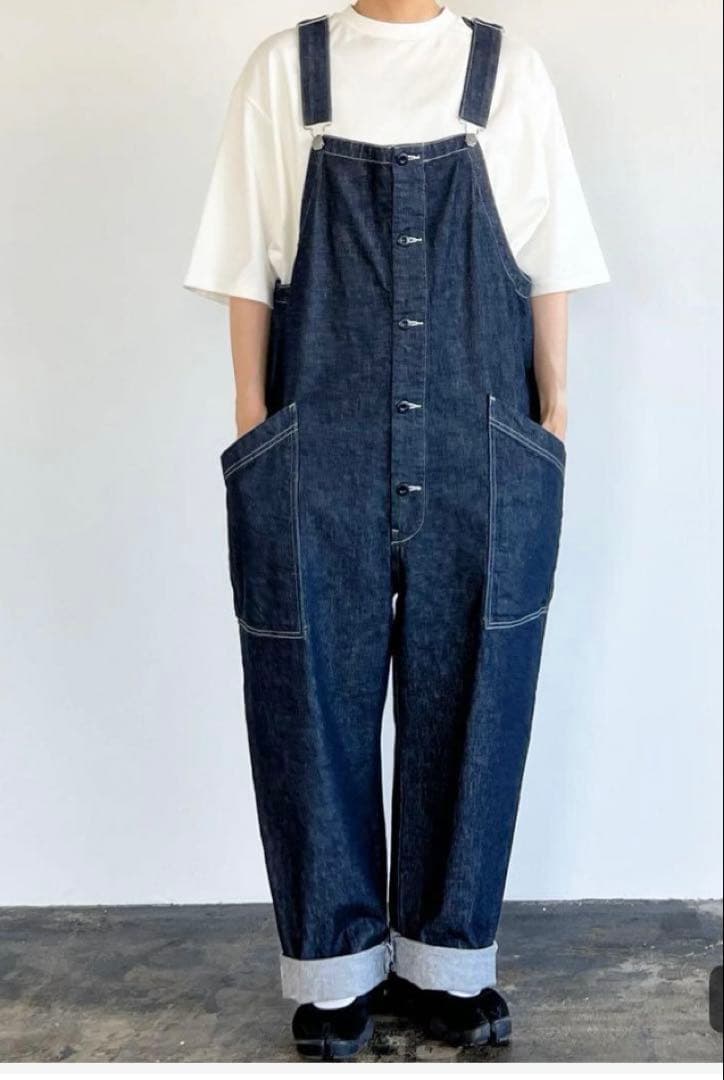 ハーベスティ　ダークデニム サロペット オーバーオール
