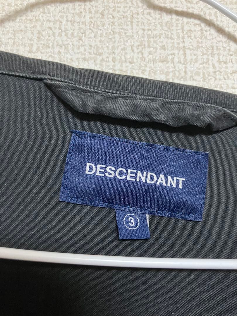 激渋！DESCENDANT！BLACKノーカラージャケット