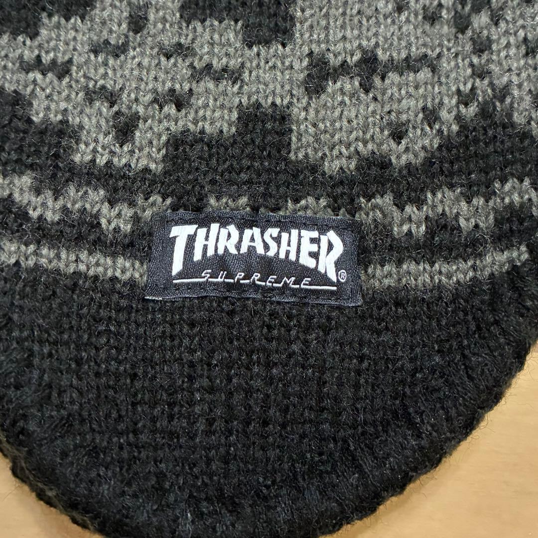 supremeスラッシャー ニット帽