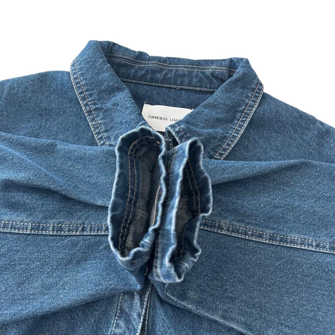 カプリシューレマージュ 24AW ショート デニム ジャケット ブルー F
