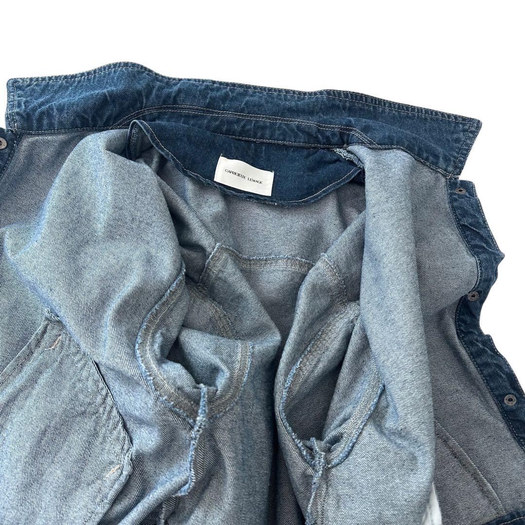 カプリシューレマージュ 24AW ショート デニム ジャケット ブルー F