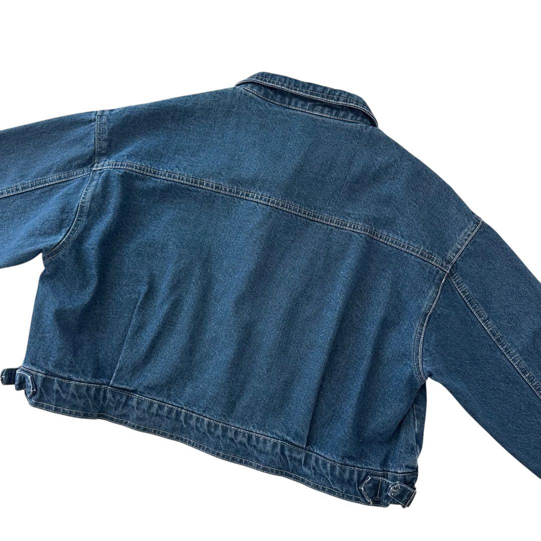 カプリシューレマージュ 24AW ショート デニム ジャケット ブルー F