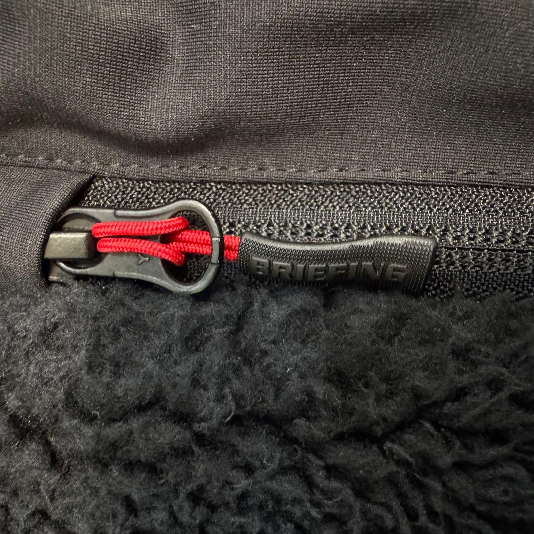 BRIEFING GOLF フリースジャケット ブラック Mサイズ