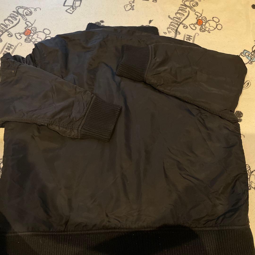 ALPHA IND. ブラック MA-1ジャケット